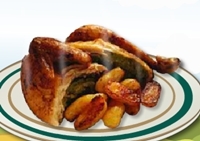 เกมส์ทำไก่ย่างสมุนไพร (Roast Chicken with Herb Stuffing)