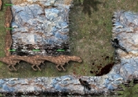 เกมส์ป้องกันไดโนเสาร์นักล่า (Dino-Hunter Defense)