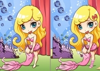 เกมส์จับผิดภาพนางเงือกอินเลิฟ (Lovely Mermaid)