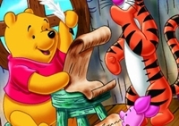 เกมส์ระบายสีหมีพูห์ (Winnie the Pooh Online Coloring)