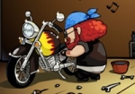 เกมส์แก๊งมอเตอร์ไซต์ปราบซอมบี้ (Zombies want my bike)
