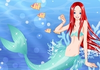 เกมส์แต่งตัวนางเงือกหน้าหวาน (Sweet Mermaid Fairy Dress Up)