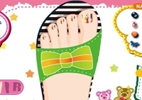 เกมส์แต่งเล็บเท้าสีหวาน (Sweet Feet Nail Polish)