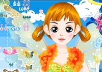 เกมส์แต่งตัวนางฟ้าเที่ยววันหยุด (Holiday Fairy Dress up)