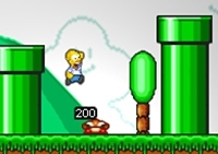 เกมส์ซิมสันตะลุยด่านมาริโอ (The Simpsons in Mario World)