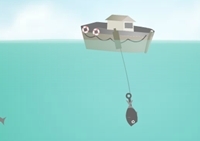 เกมส์นักตกปลากลางทะเล (Fisherman Sam)