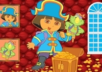 เกมส์ต่อจิ๊กซอดอร่าโจรสลัด (Sort My Tiles Dora The Pirate)