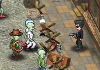 เกมส์ป้องกันซอมบี้บุกเมือง (Zombietown)