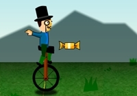 เกมส์ปั่นจักรยานล้อเดียว (Unicycle Madness)