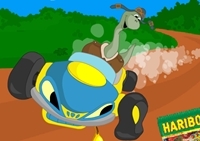 เกมส์ไดโนเสาร์ขับรถซิ่ง (Dino Rennen)