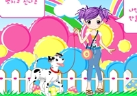 เกมส์สร้างเมืองเดินเล่น (Dog Walk Decoration)