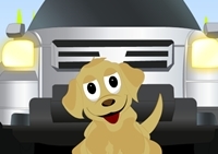 เกมส์ช่วยหมาน้อยโดนรถชน (Save The Pup)