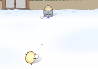 เกมส์ขว้างหินมะข้างกำแพงเมือง (Snow Fight)