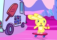 เกมส์เล่นสเก็ตบอร์ดถือไอติม (Sweet Ride Skate)