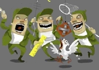 เกมส์สามพี่น้องจับไก่ (Poofighter)