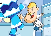 เกมส์นักวิทยาศาสตร์ทดสอบหุ่นยนต์ (Panic Bomb)