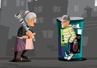 เกมส์คุณยายนักหวด (Chav Buster)