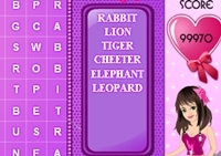 เกมส์ปริศนาค้นคำศัพท์หาชื่อสัตว์ (Word Search Animals)