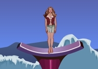 เกมส์ผู้หญิงฝึกทักษะทรงตัว (Girl Balancing)