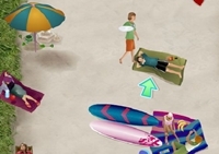 เกมส์เด็กเสิร์ฟชายหาด (Beach Treat Delivery)